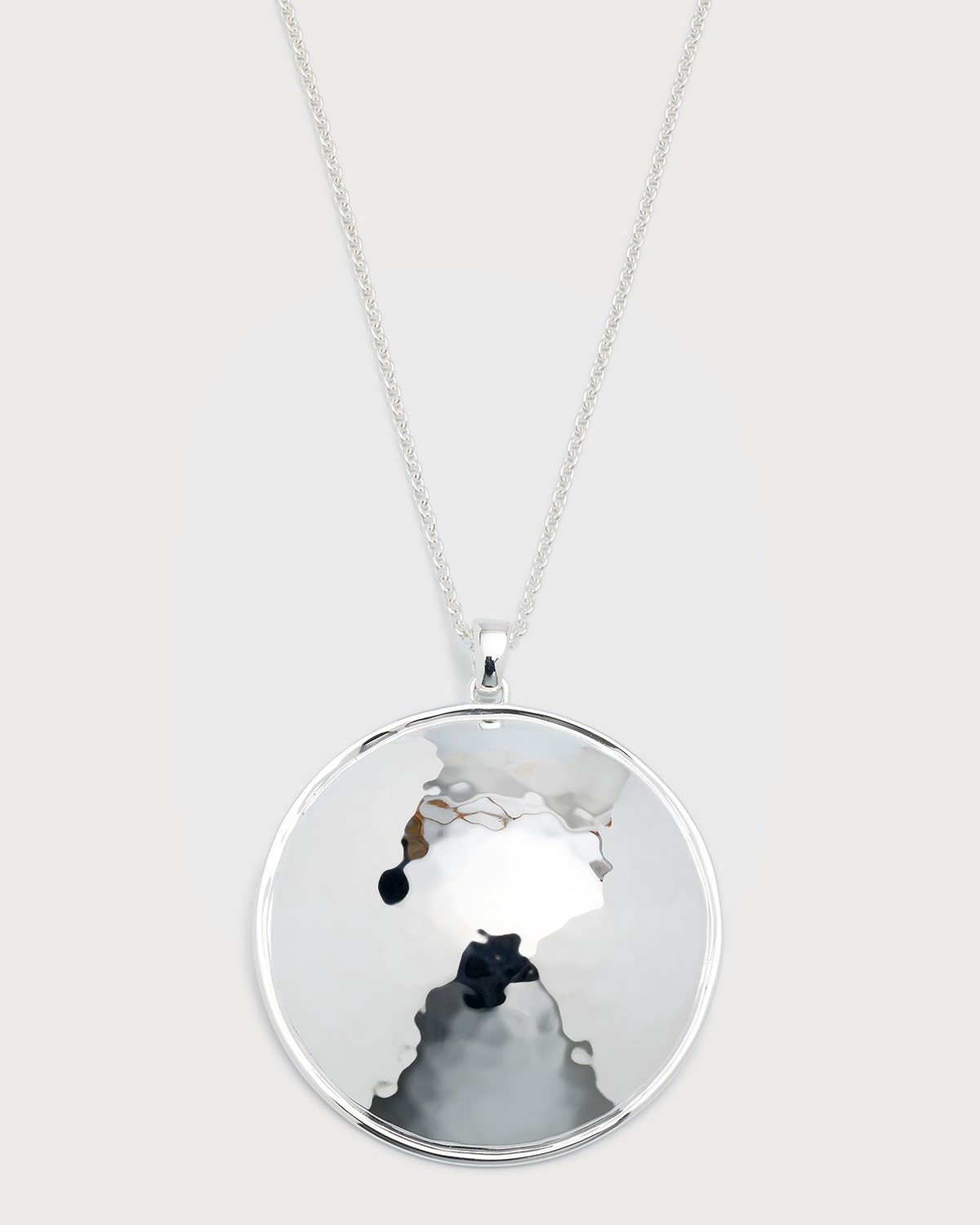 Shop Ippolita Large Goddess Pendant Necklace In Sterling Silver