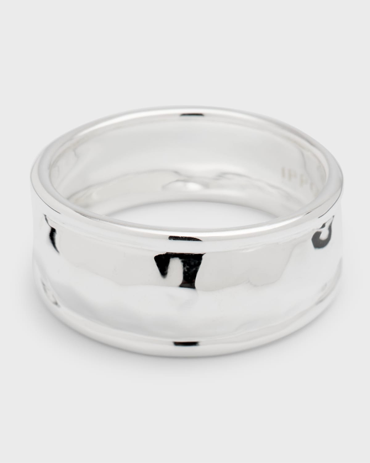Ippolita 925 Classico Goddess Thin Hammered Ring In Silver