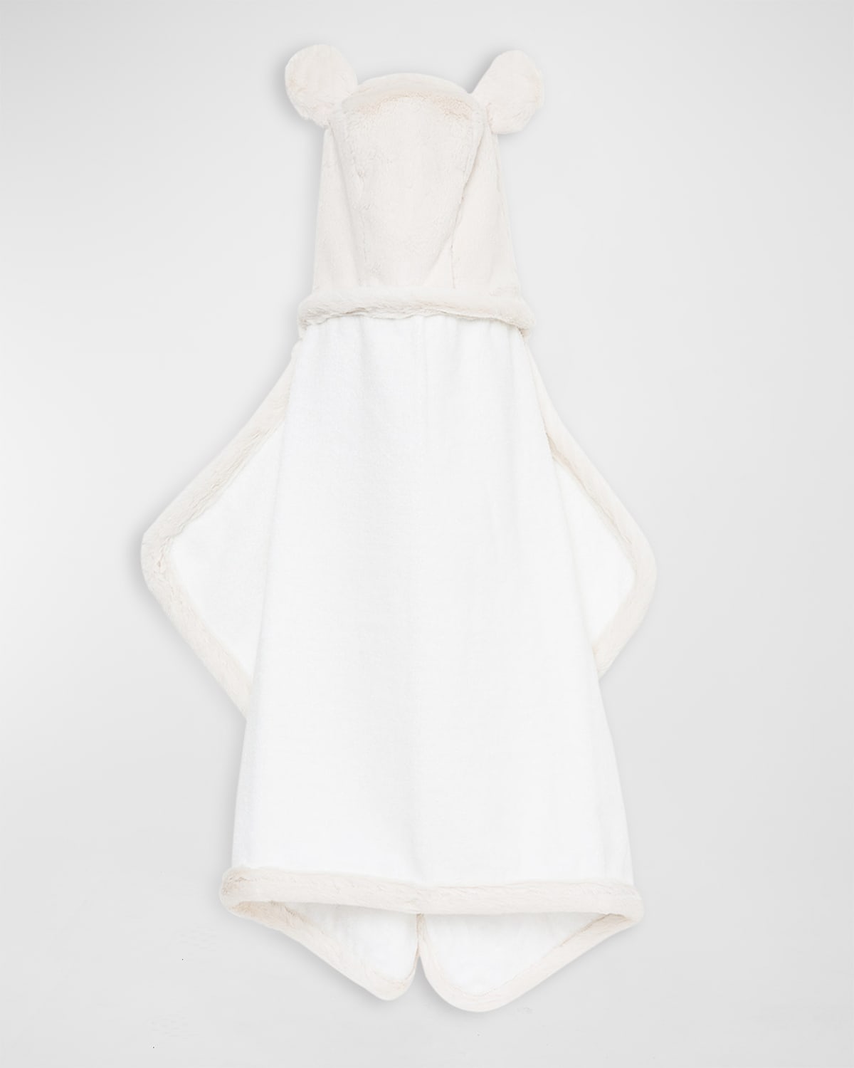 Little Giraffe Luxe Hooded Towel In White