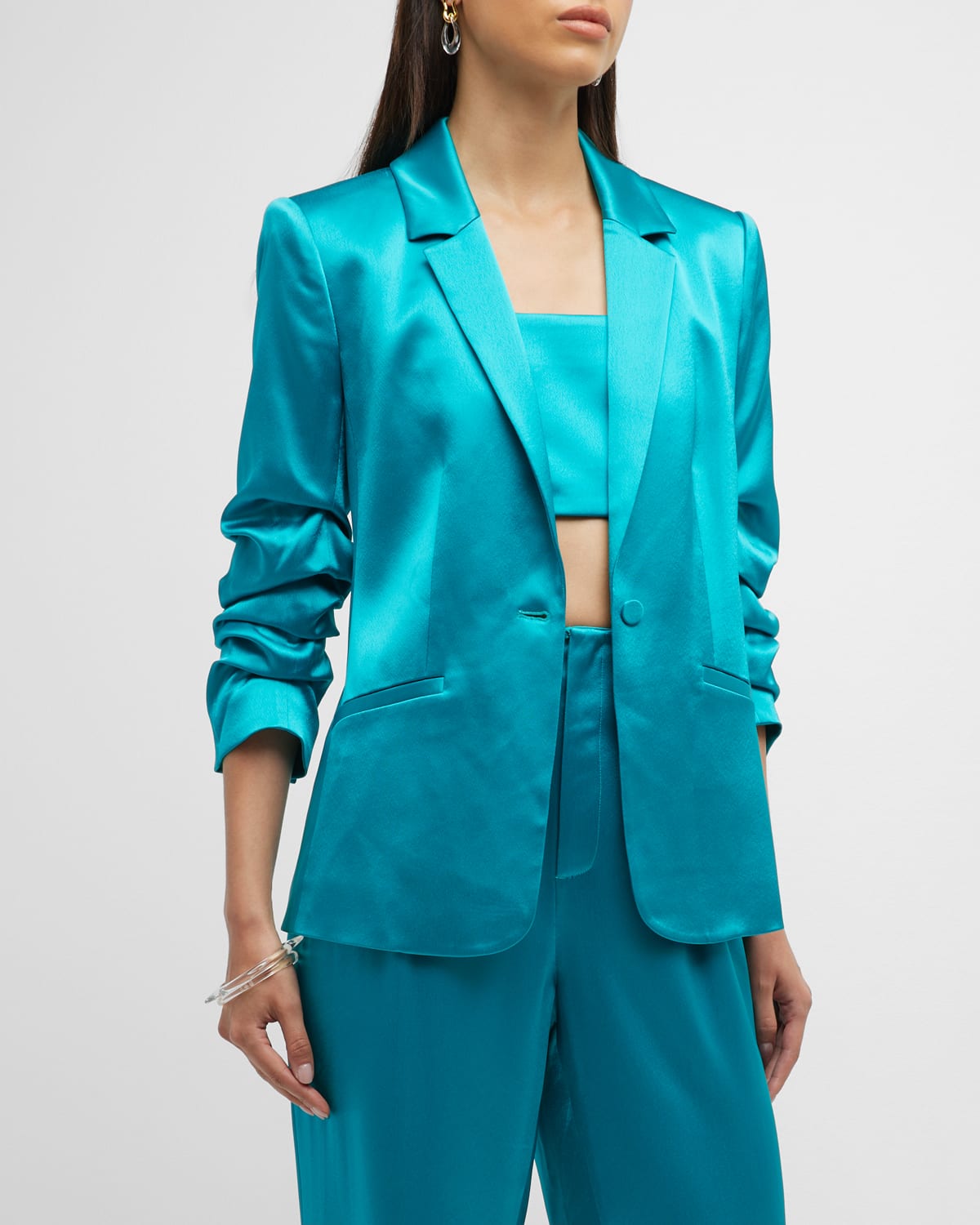 Cinq a Sept Kylie Satin Blazer | Smart Closet