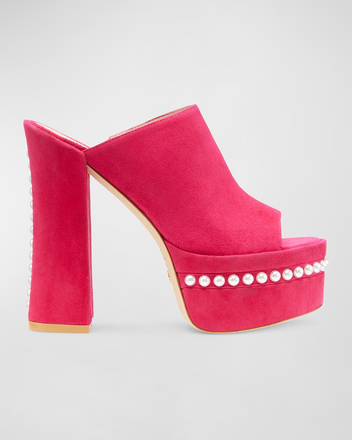 Stuart Weitzman Skyhigh Platform Sandal In Azalea
