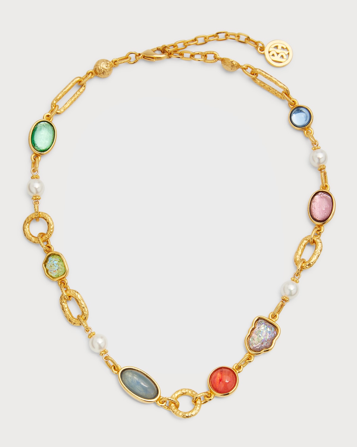 Multi-Stone and Shape Necklace