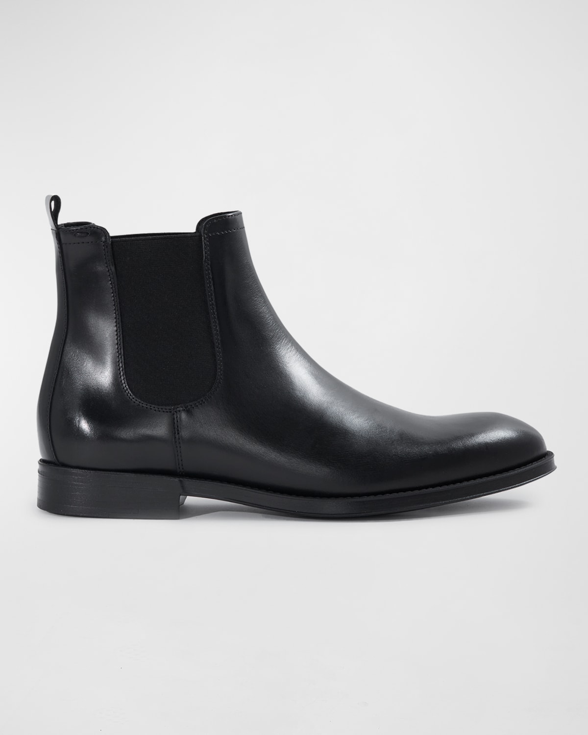 Shop Paul Stuart Men's Leather Chelsea Boots In Black