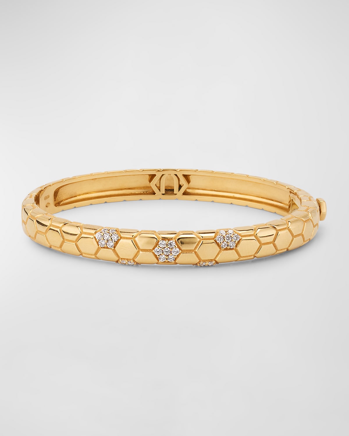 Baia Sommersa 18K Yellow Gold Diamond Bangle Bracelet