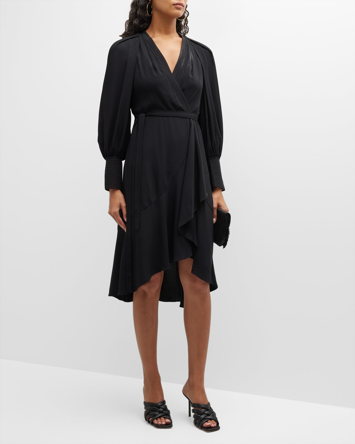 Leilany Belted Wrap Dress