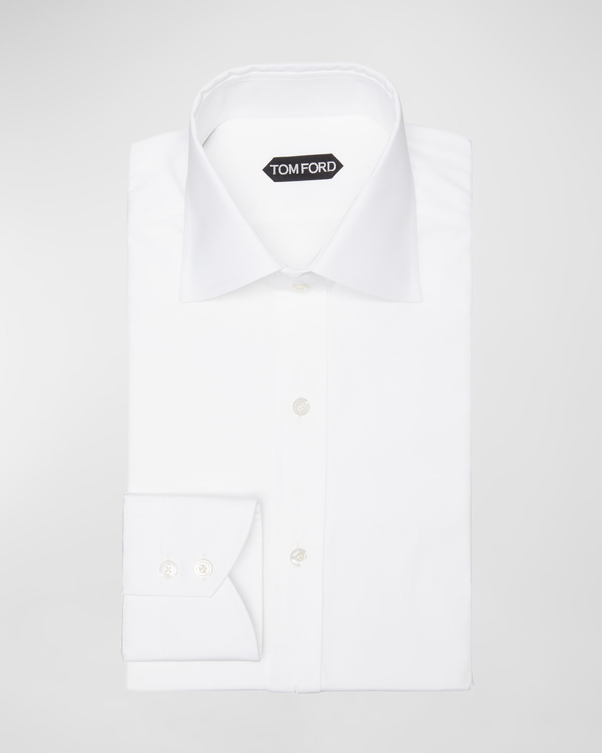 TOM FORD MEN'S CLASSIC FIT COTTON DRESS SHIRT