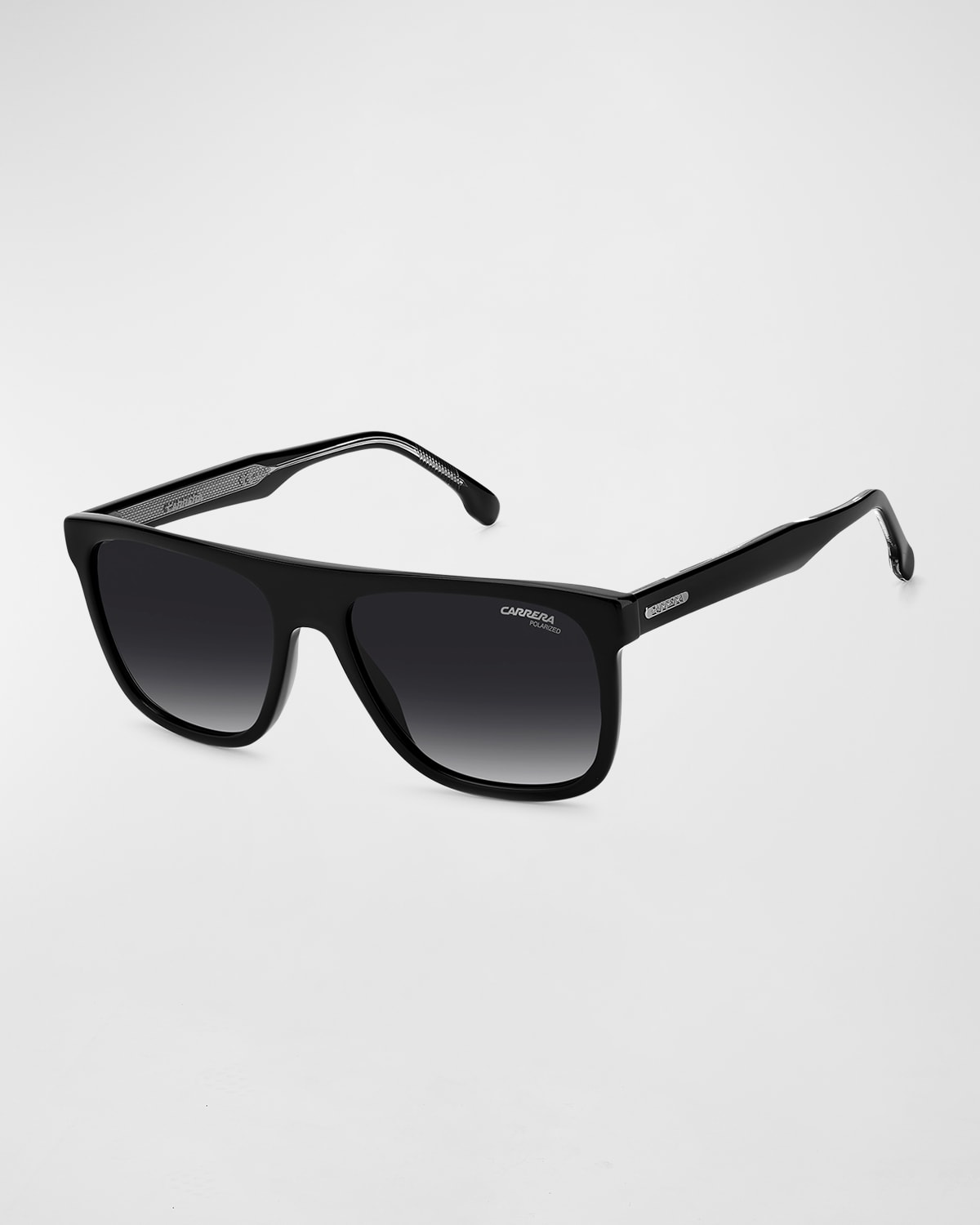 Shop Carrera Men's 267/s Polarized Rectangle Sunglasses In Black