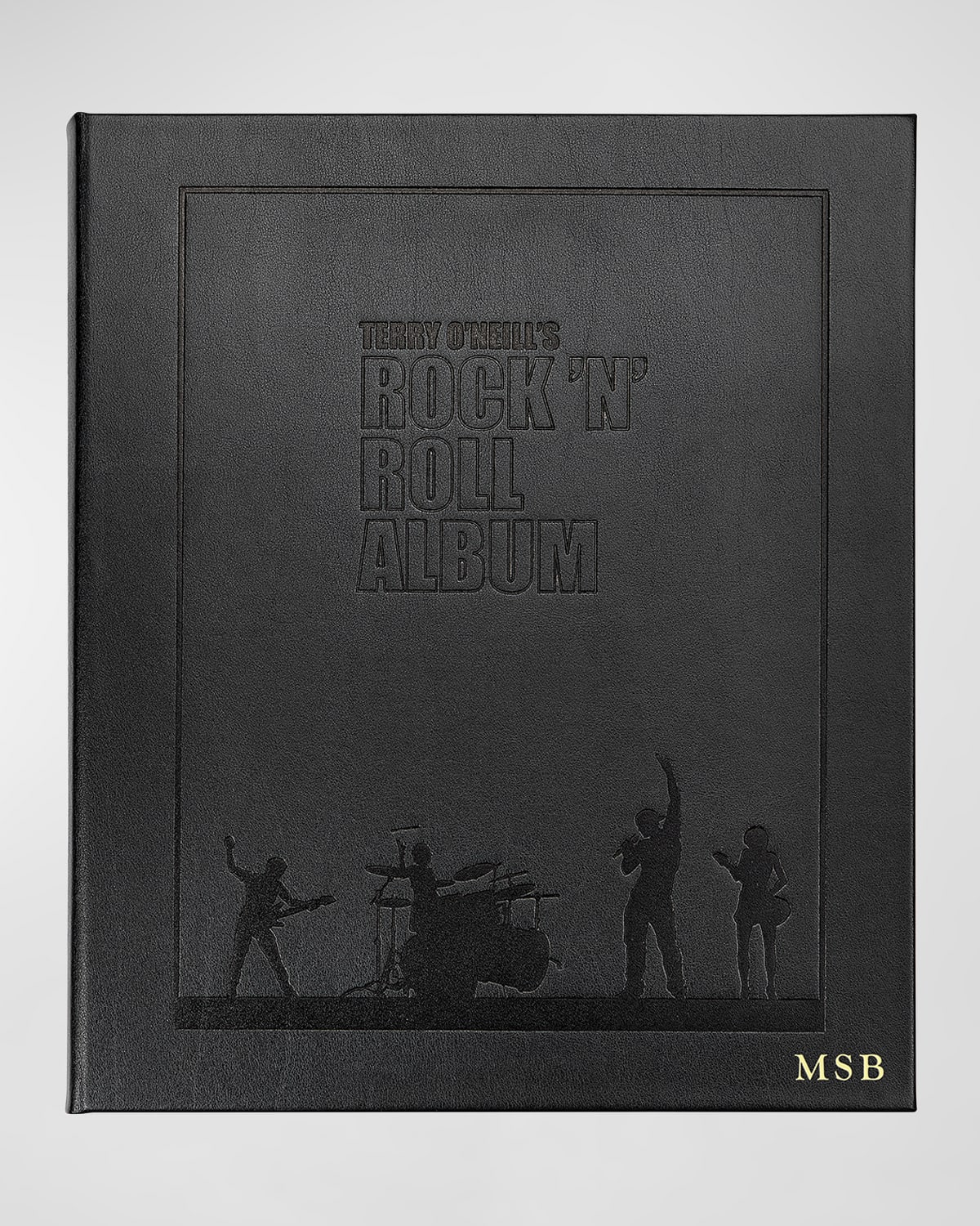 Graphic Image Terry O'neill's Rock N Roll Album - Personalized In Black