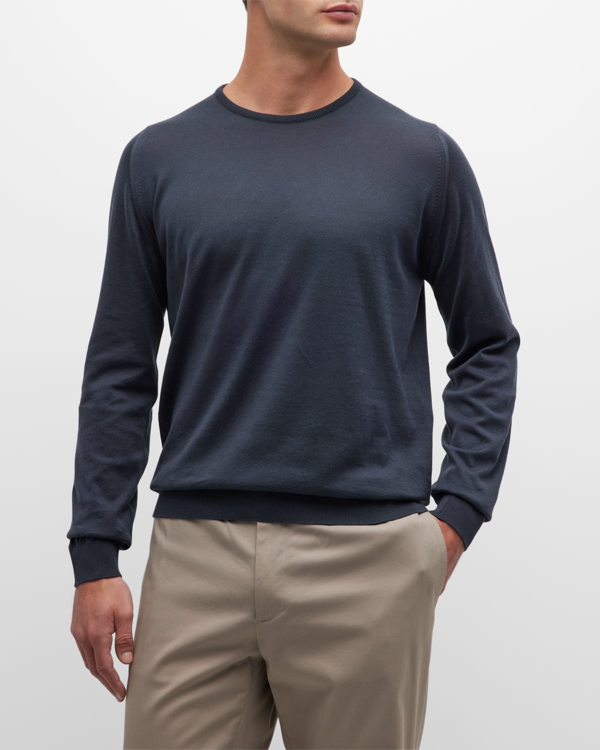Men's Hatfield Sea Island Cotton Sweater