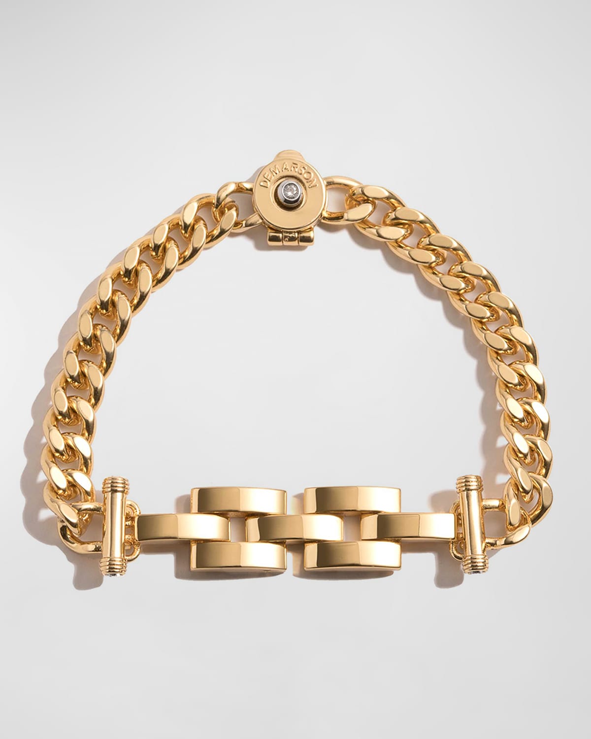DEMARSON Shiny Gold Freja Link Bracelet