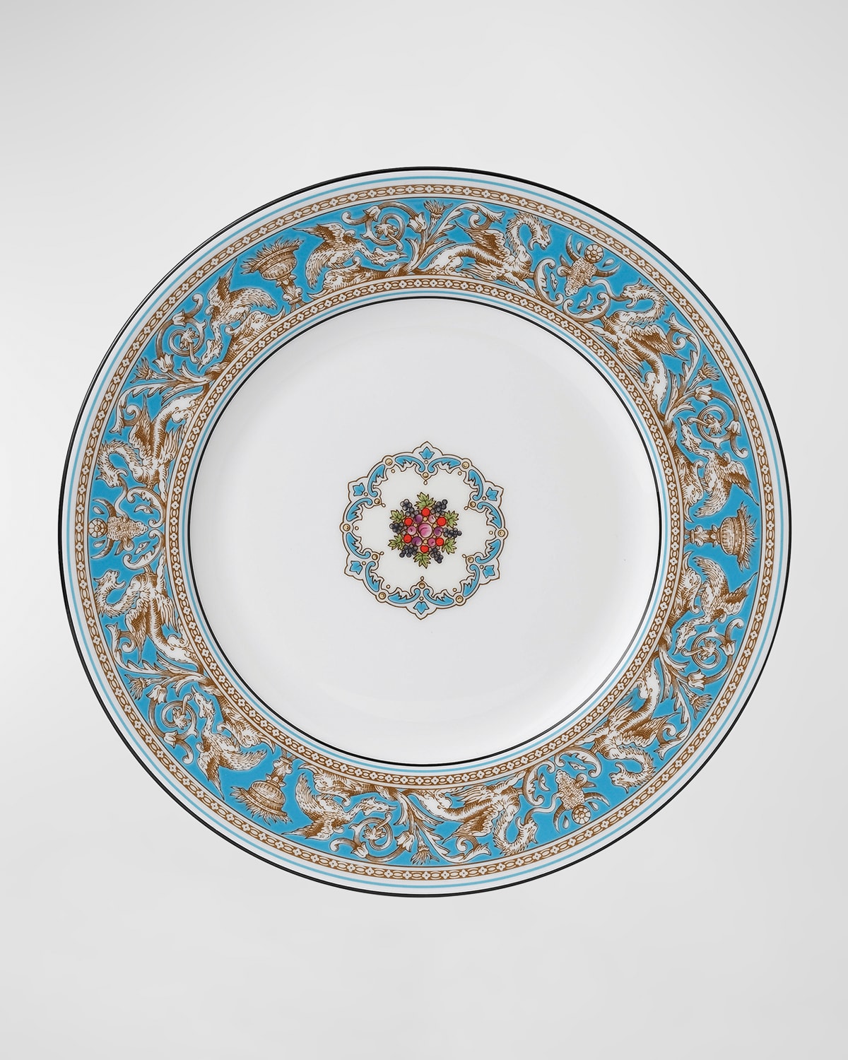 Florentine Turquoise Dinner Plate 10.75"