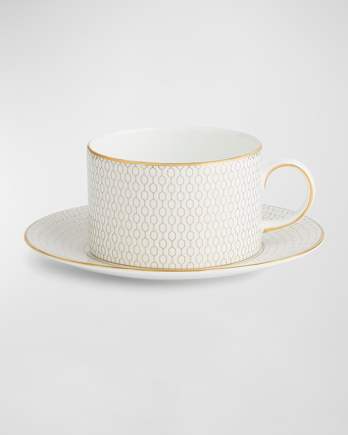 Wedgwood Gio Gold China Teacup And Saucer Set