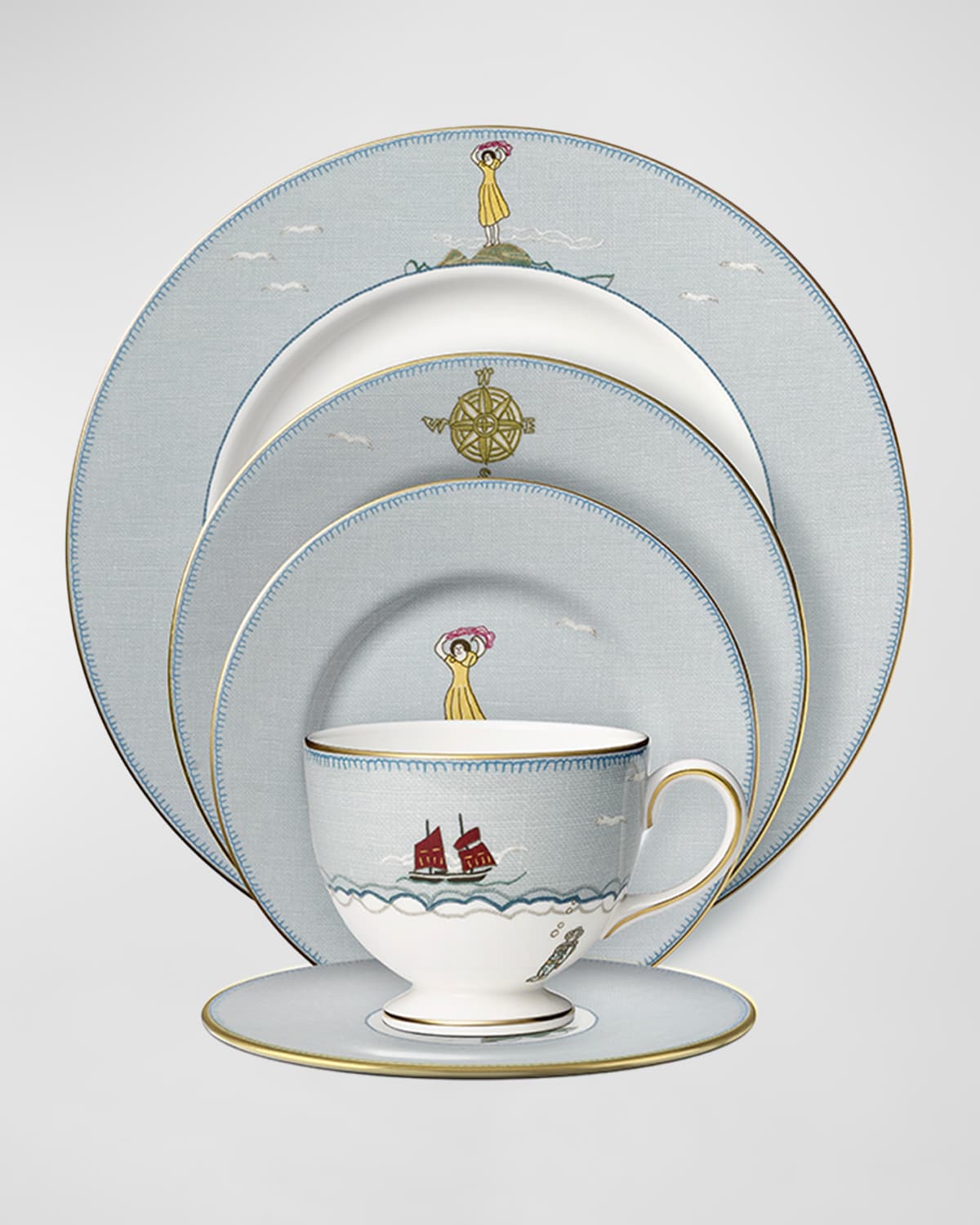 Wedgwood Sailors Farewell 5-piece Place Setting