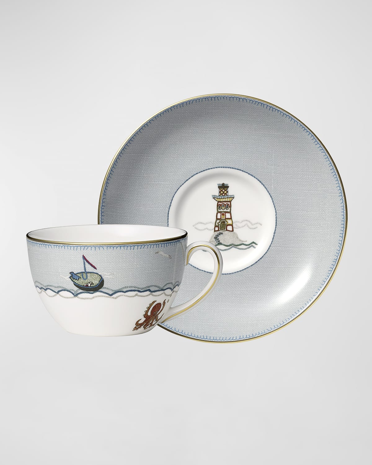 Sailor's Farewell Breakfast Cup and Saucer Set