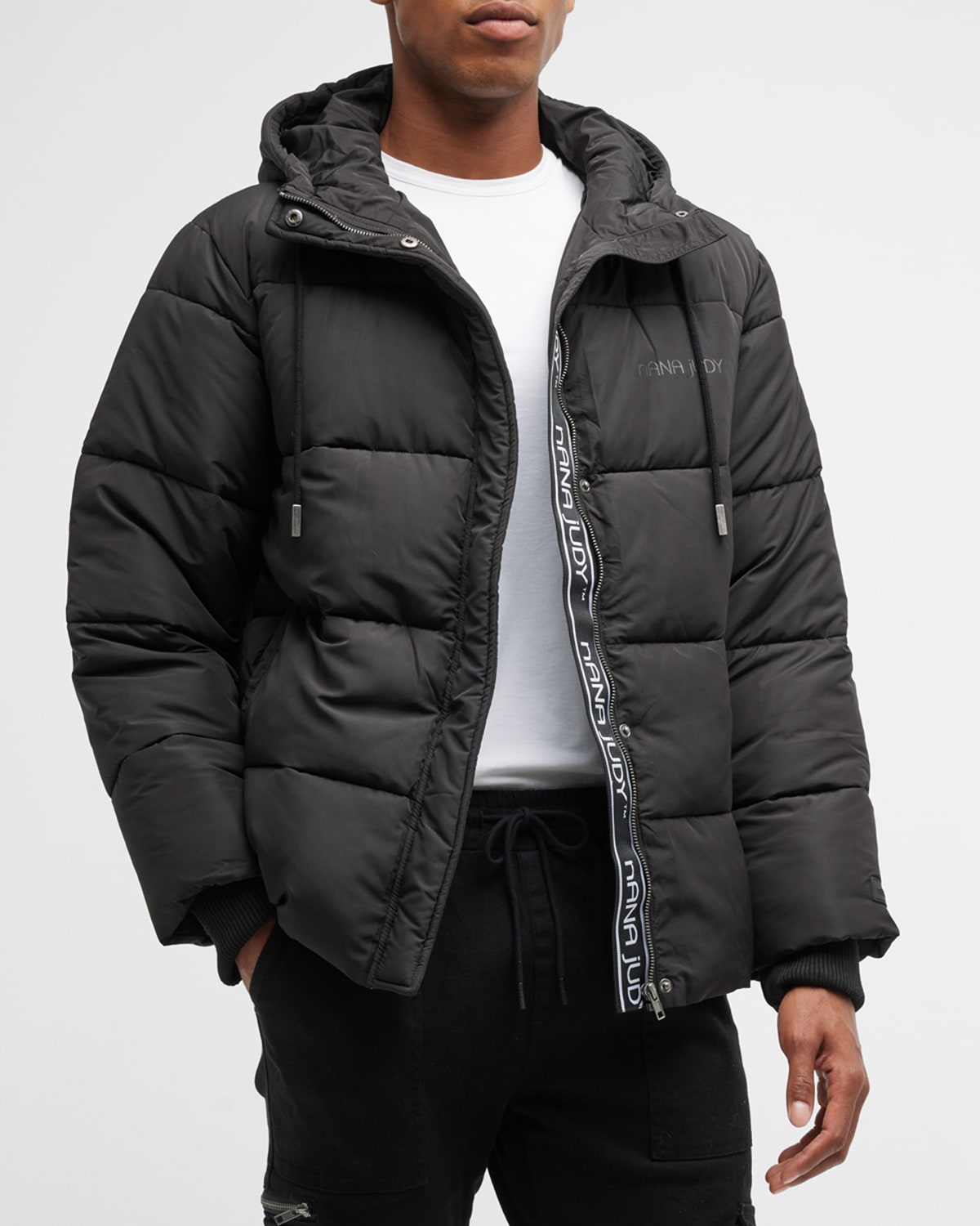 Men's Domain Puffer Jacket w/ Logo Tape