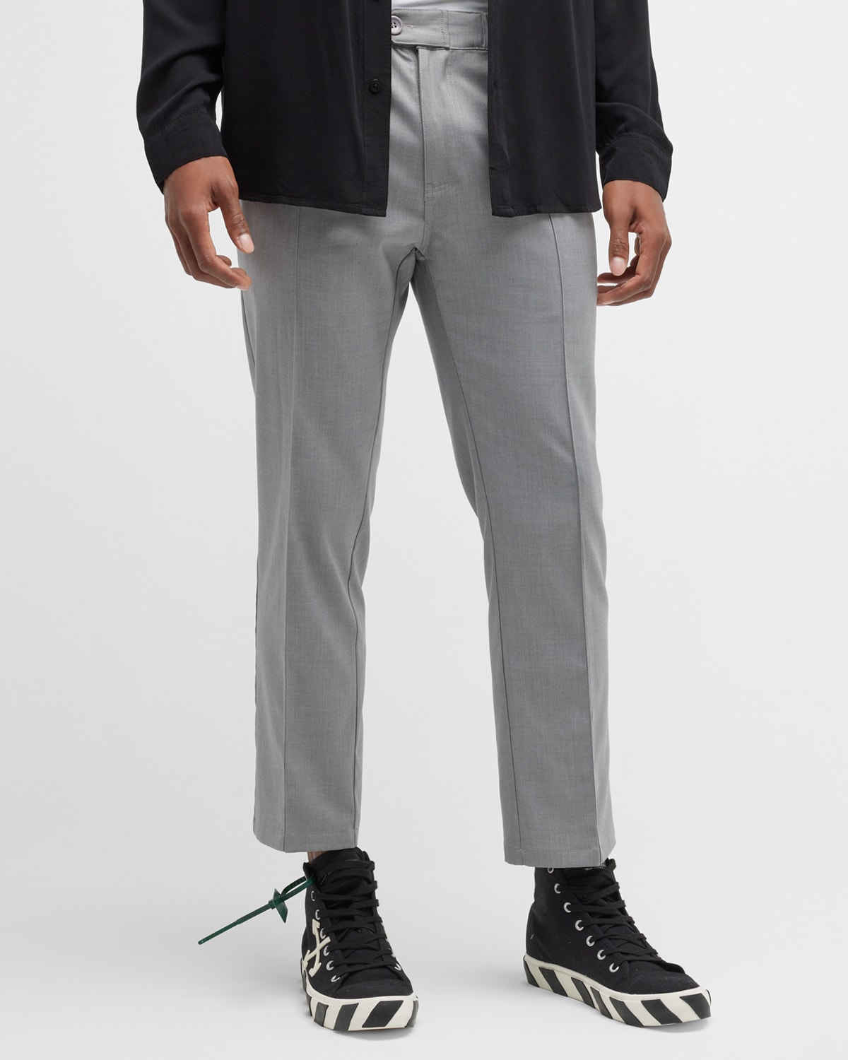 NANA JUDY MEN'S FAIRWAY ELASTIC-WAIST CHINO PANTS 