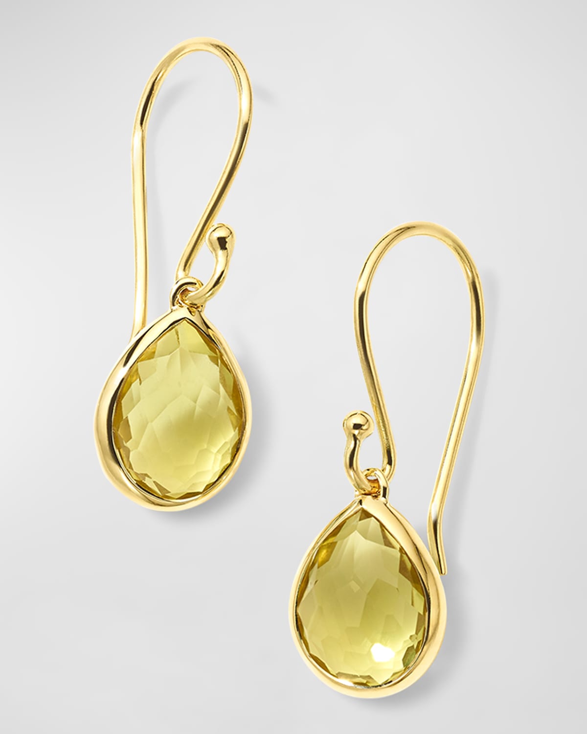 Shop Ippolita 18k Rock Candy Teeny Teardrop Earrings In Gg