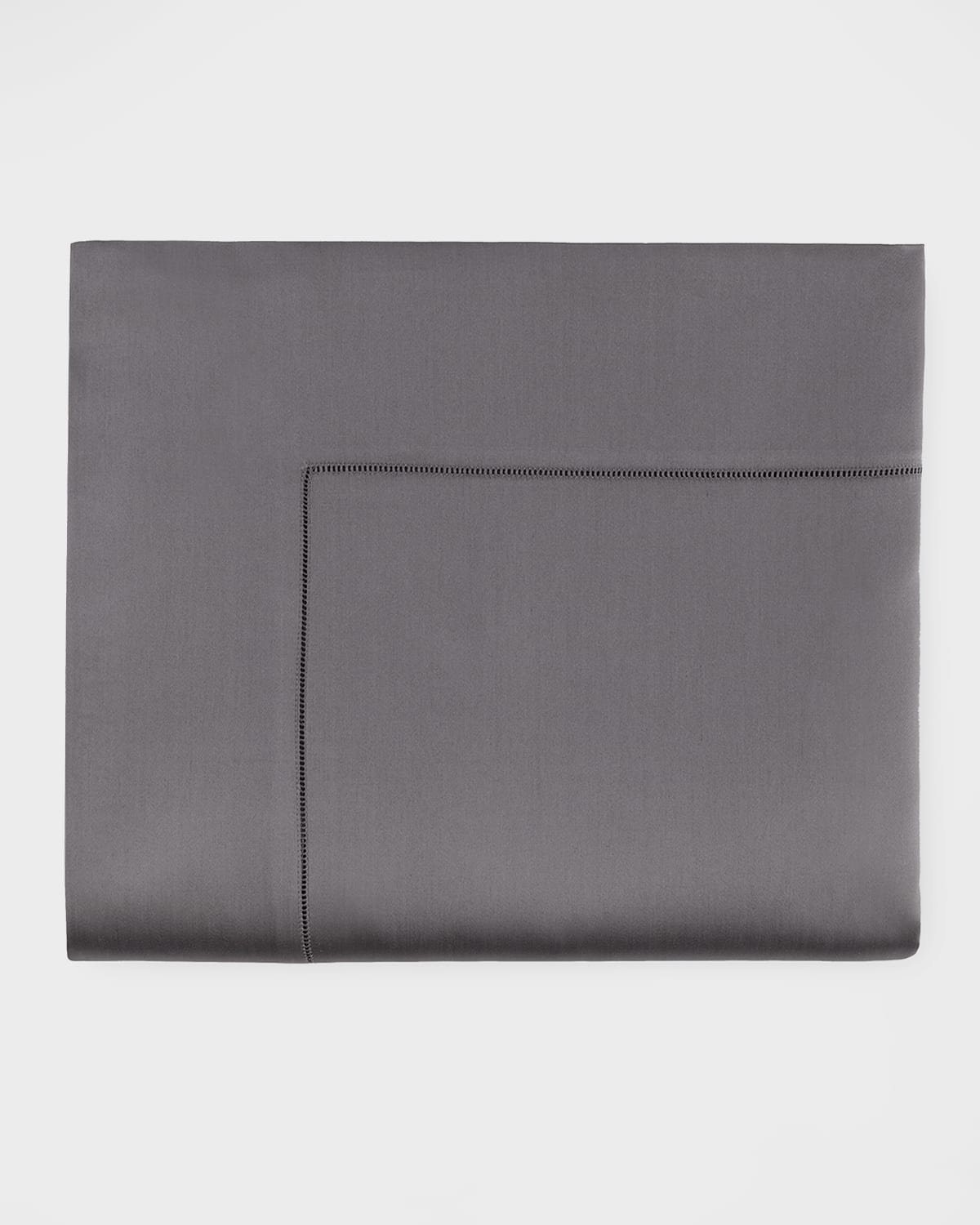 Sferra Giotto King Sateen Flat Sheet In Ivory
