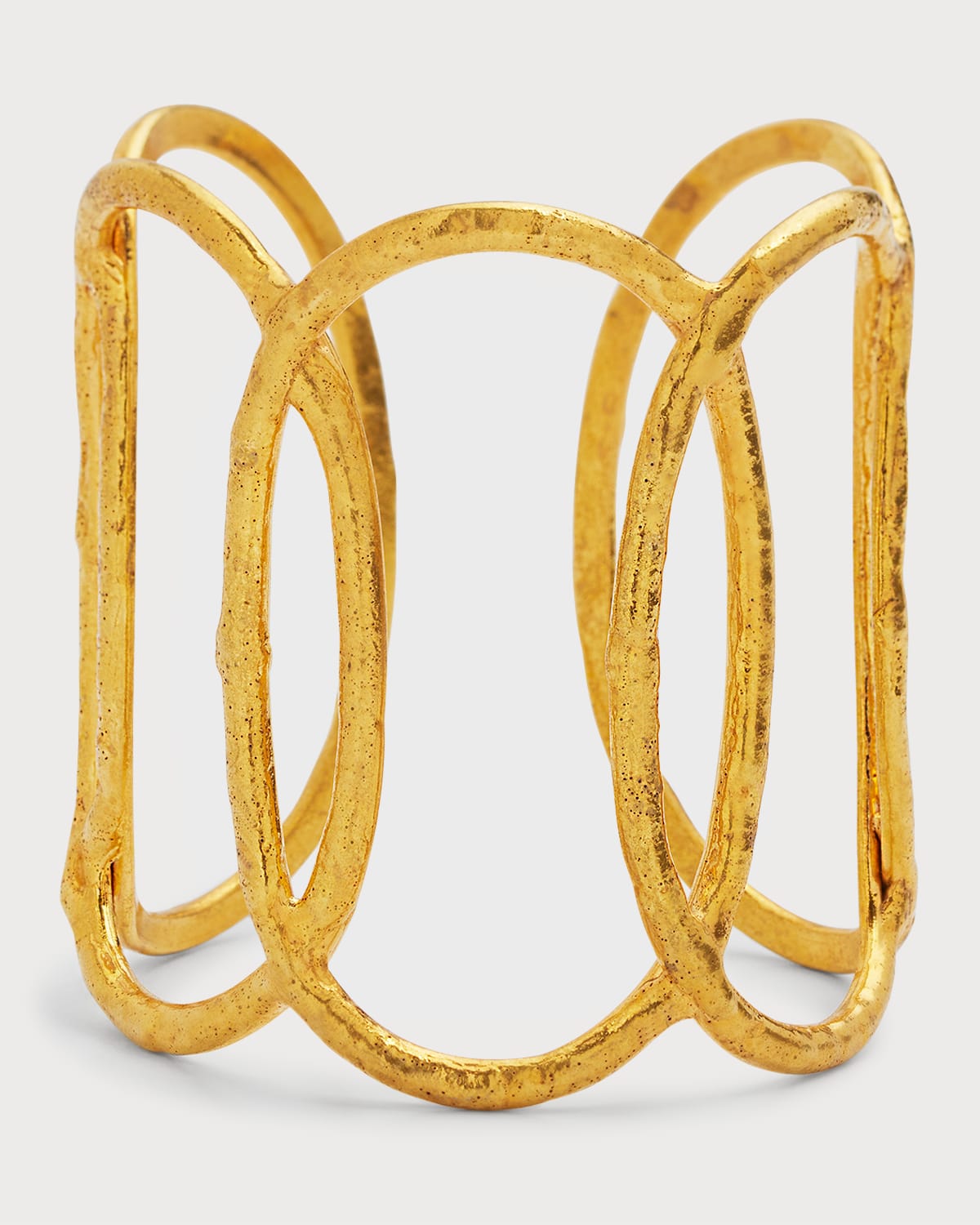 Sylvia Toledano Jackie Caged Cuff Bracelet In Gold