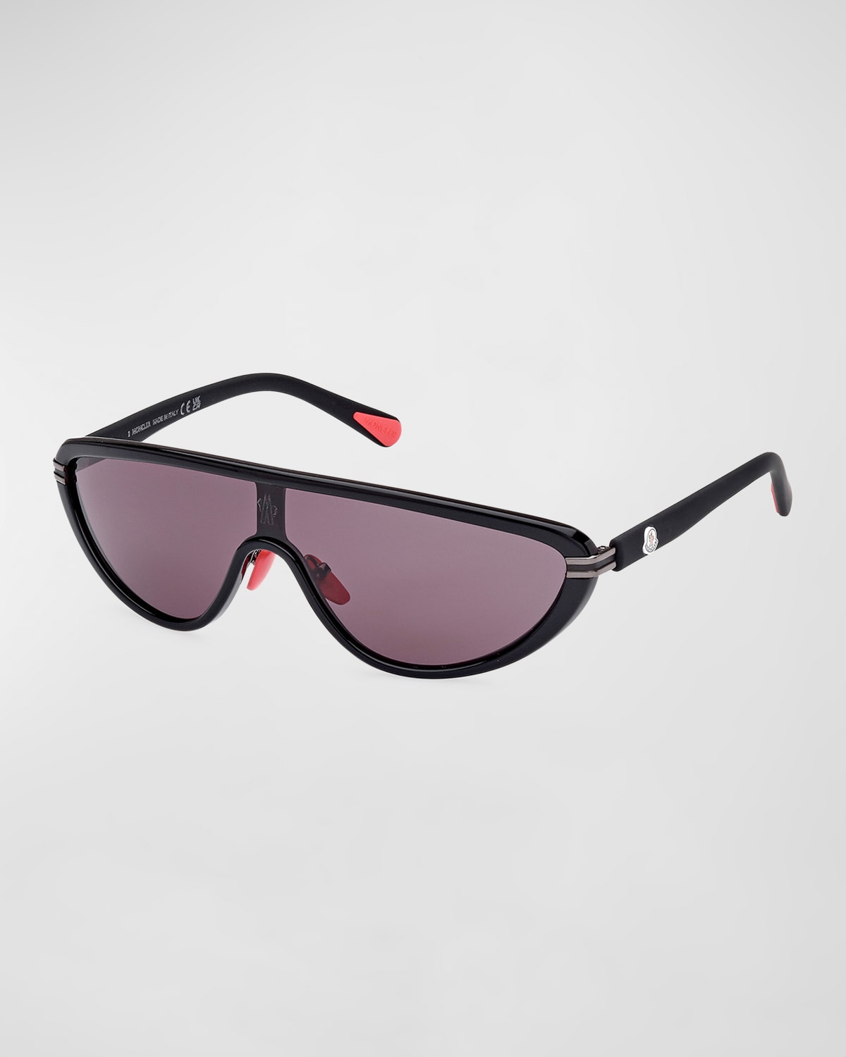 Vitesse Two-Tone Acetate Shield Sunglasses
