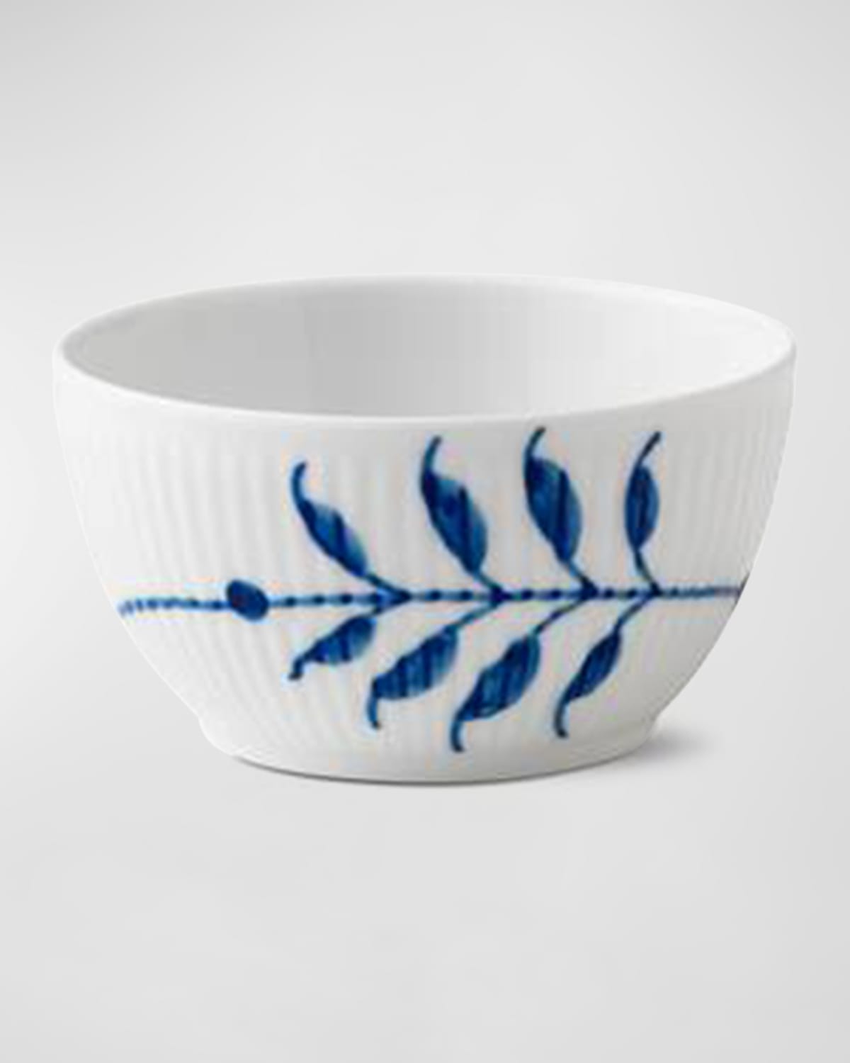 Blue Fluted Mega Sugar Bowl