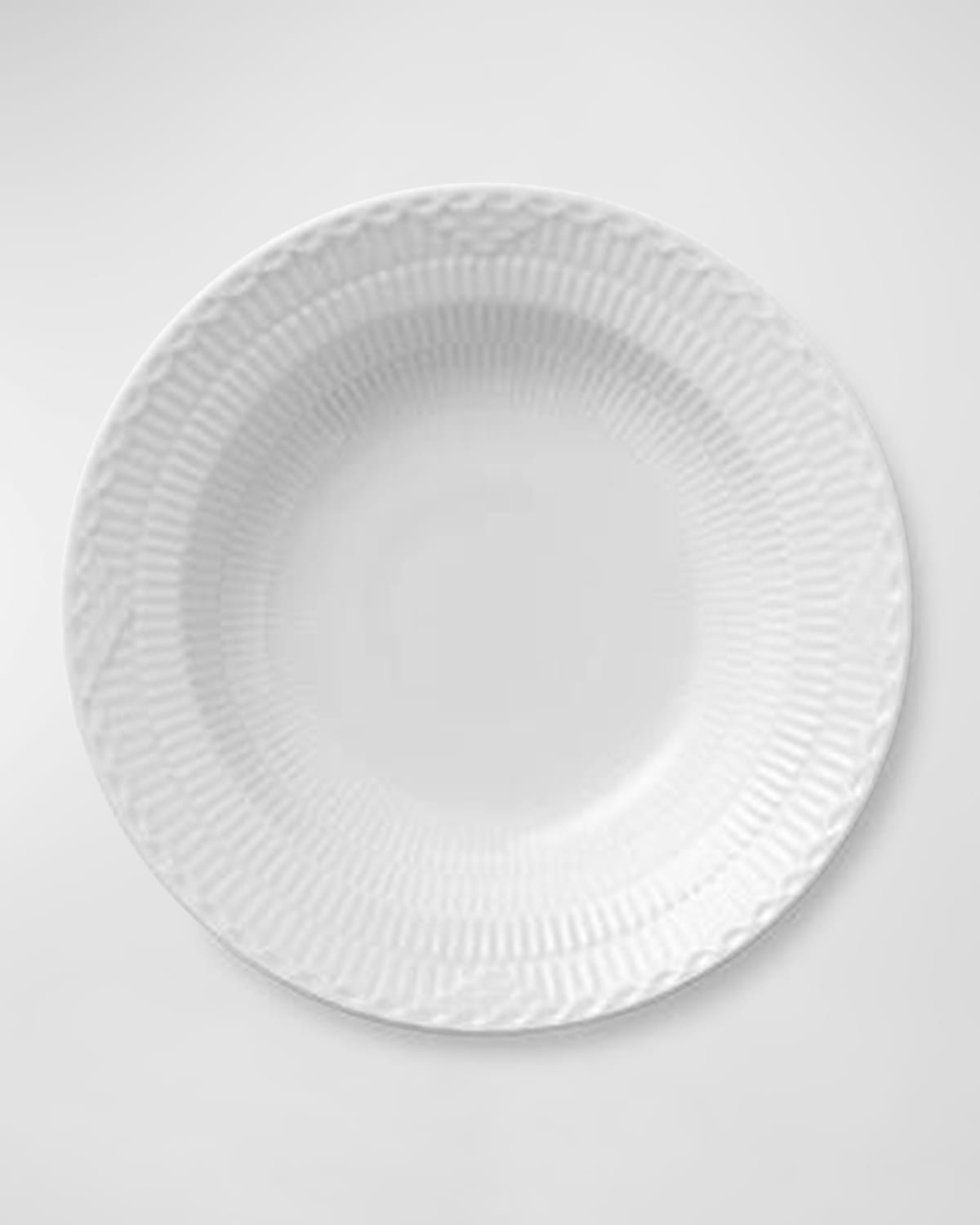 White Fluted Half-Lace Rim Soup Bowl