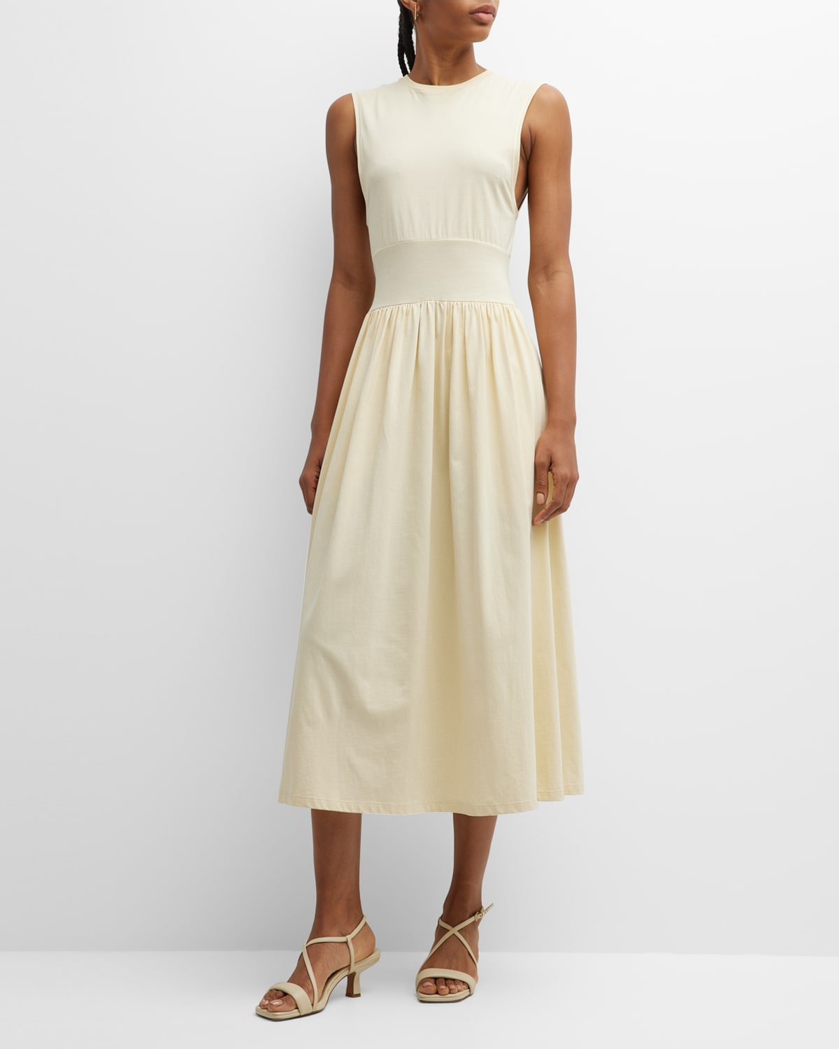 Toteme Sleeveless Cotton Tee Dress | Smart Closet