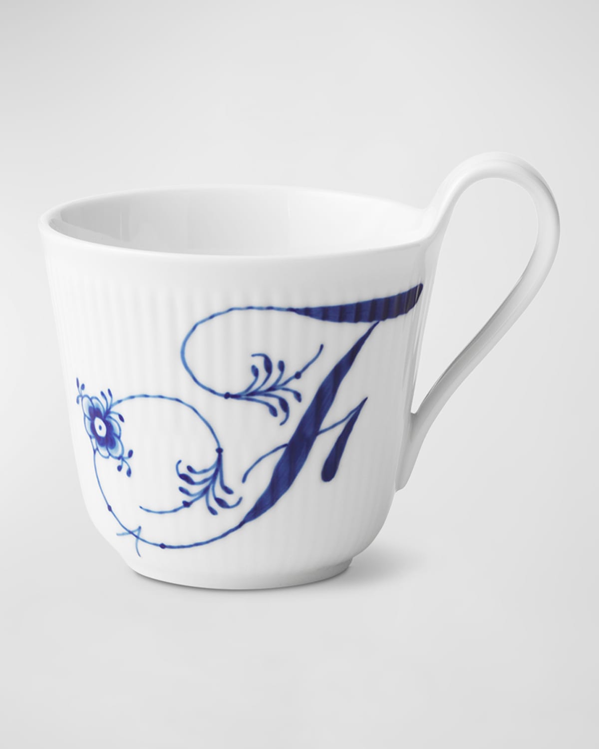 Shop Royal Copenhagen Alphabet Fluted Mug In Mug F