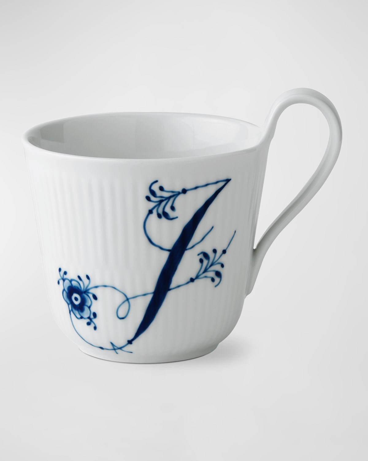 Shop Royal Copenhagen Alphabet Fluted Mug In Mug J