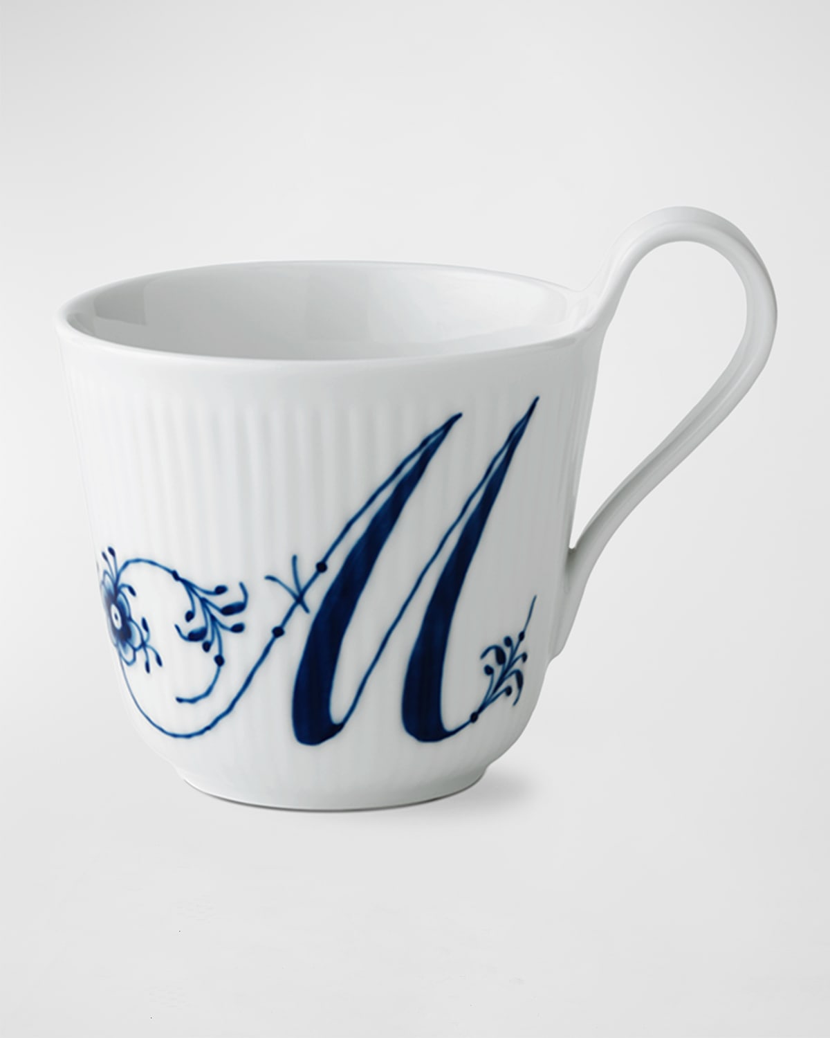 Shop Royal Copenhagen Alphabet Fluted Mug In Mug M
