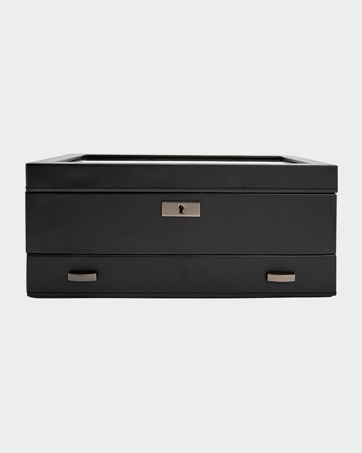 Wolf Axis 10-piece Watch Box With Drawer In Powder Coat