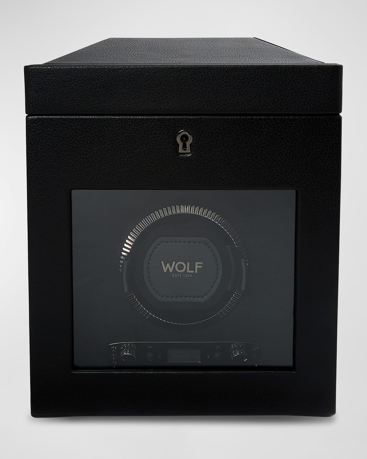 Shop Wolf British Racing Single Watch Winder With Storage In Black