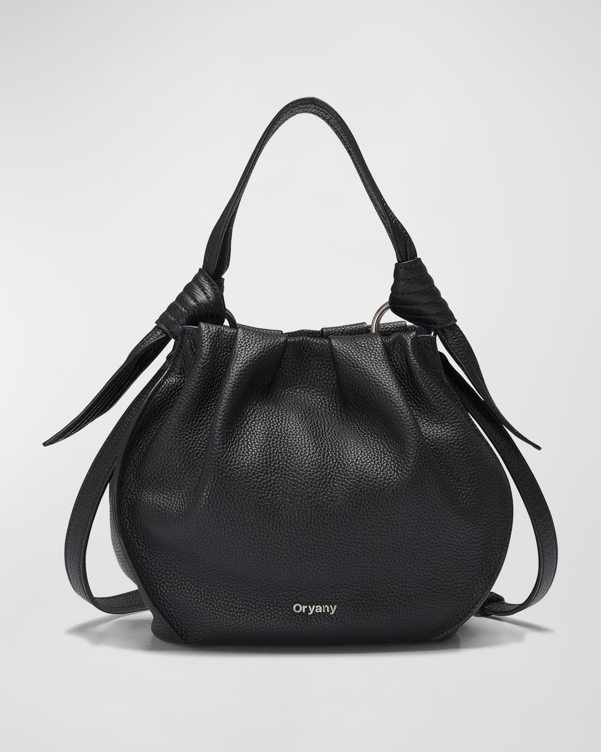 Selena Leather Bucket Bag