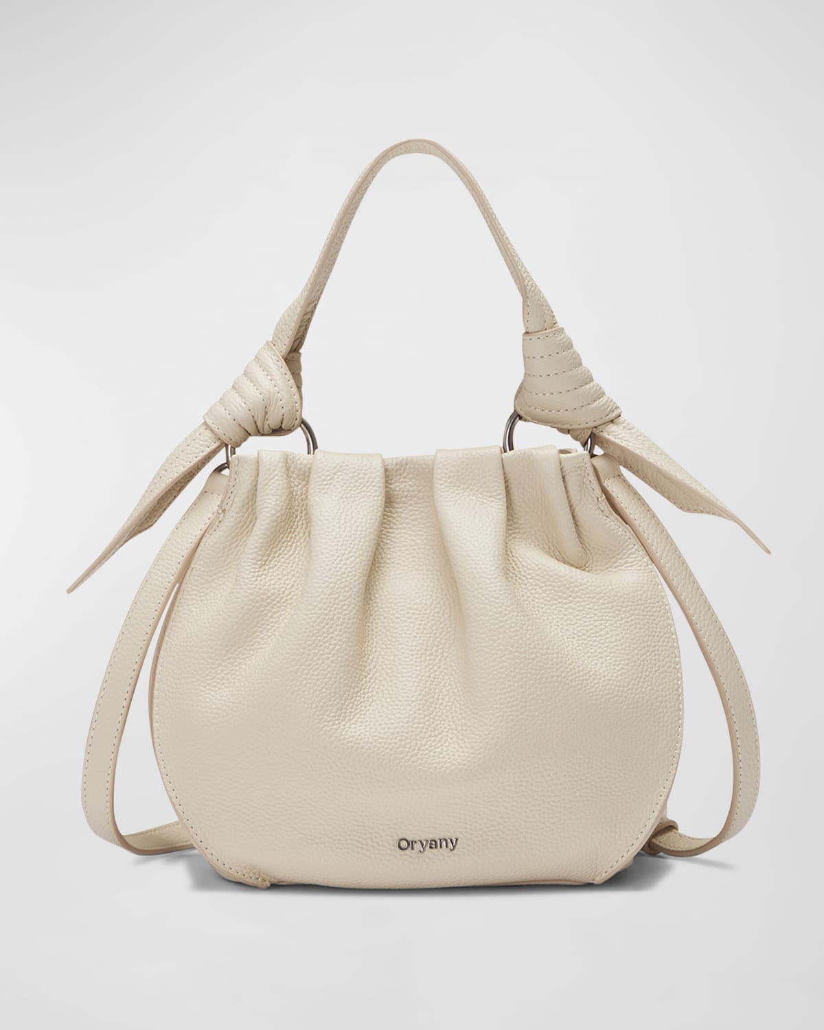 Selena Leather Bucket Bag