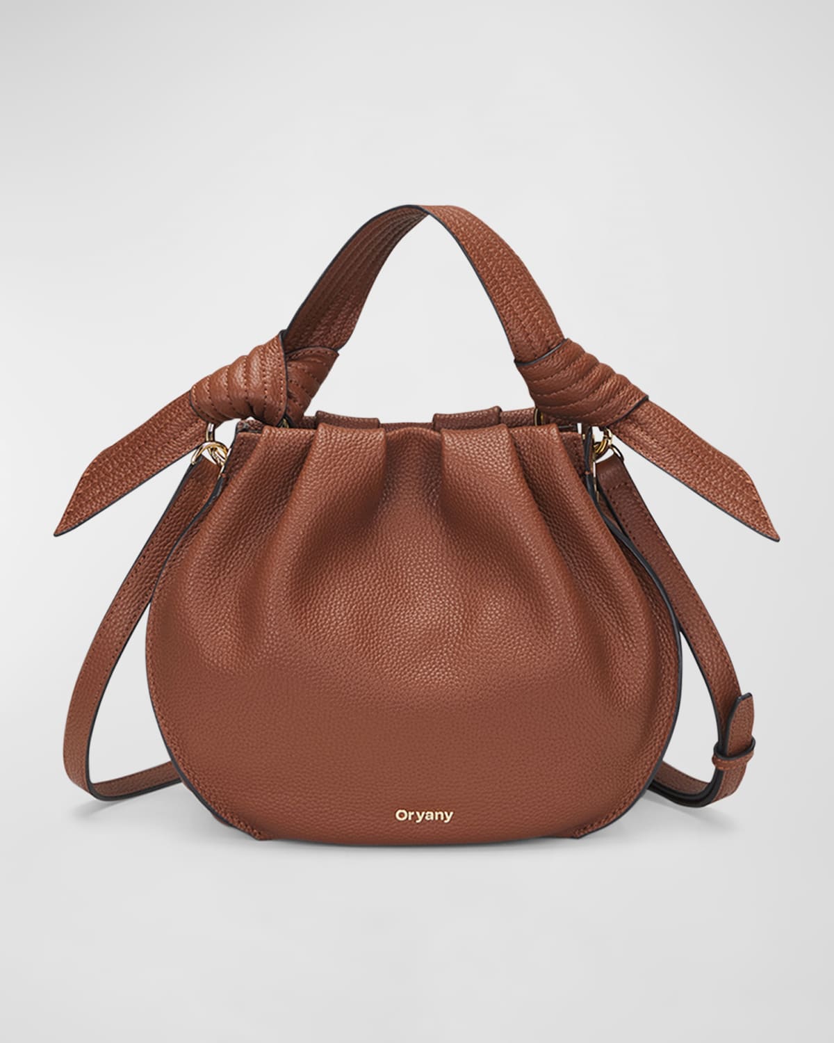 Selena Leather Bucket Bag