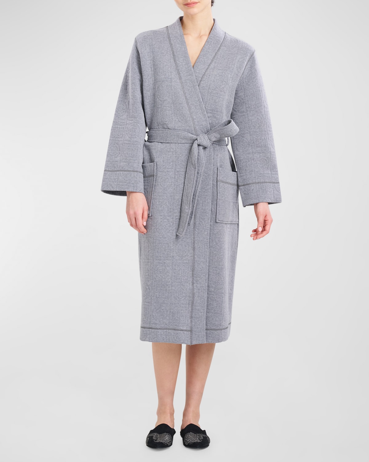 Quilted Infinity Jacquard Robe
