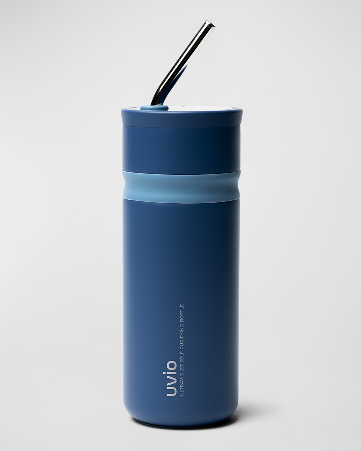 Ohom Self-purifying Straw Water Bottle In Picasso Blue