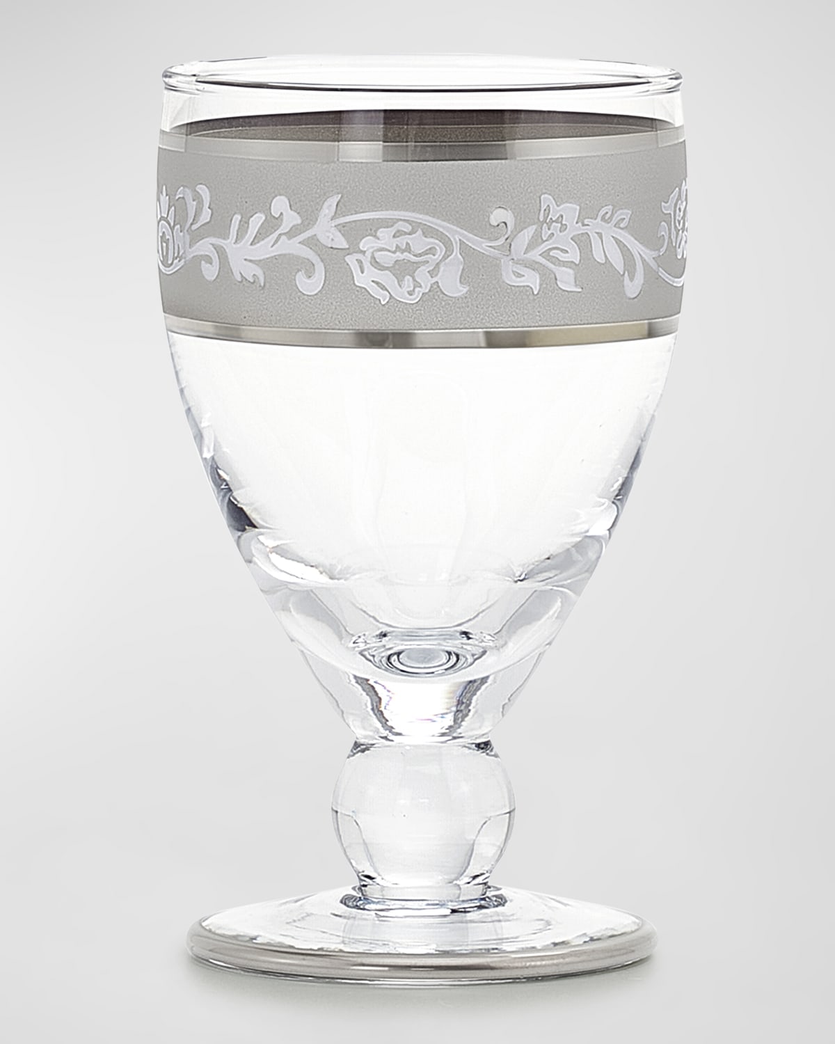 Labrazel Bellino Glass Tumbler In Clear/platinum
