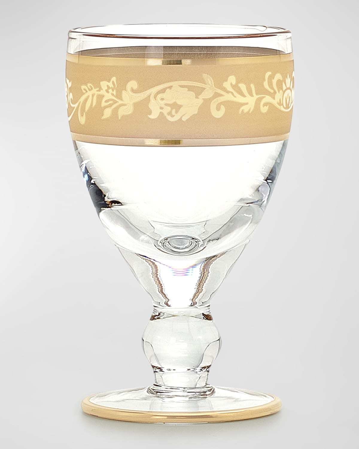 Labrazel Bellino Glass Tumbler In Clear/gold