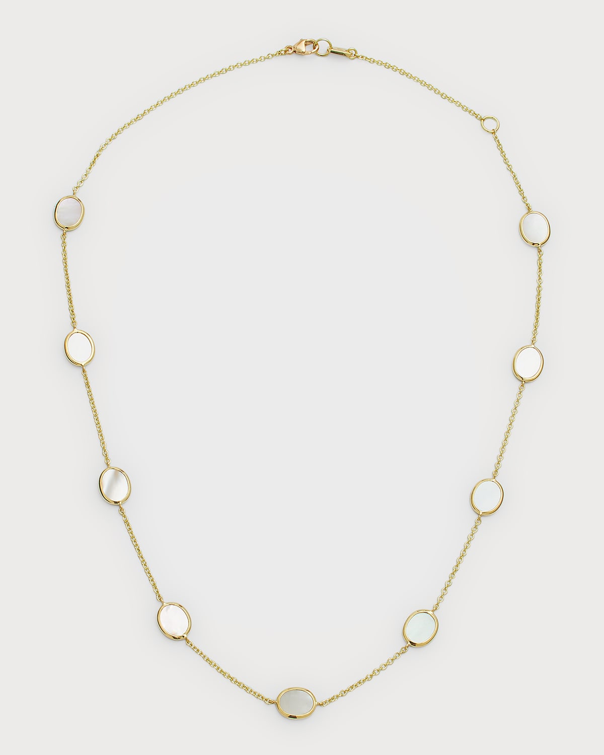 Shop Ippolita 18k Gold Rock Candy Confetti Station Necklace In Mother Of Pearl