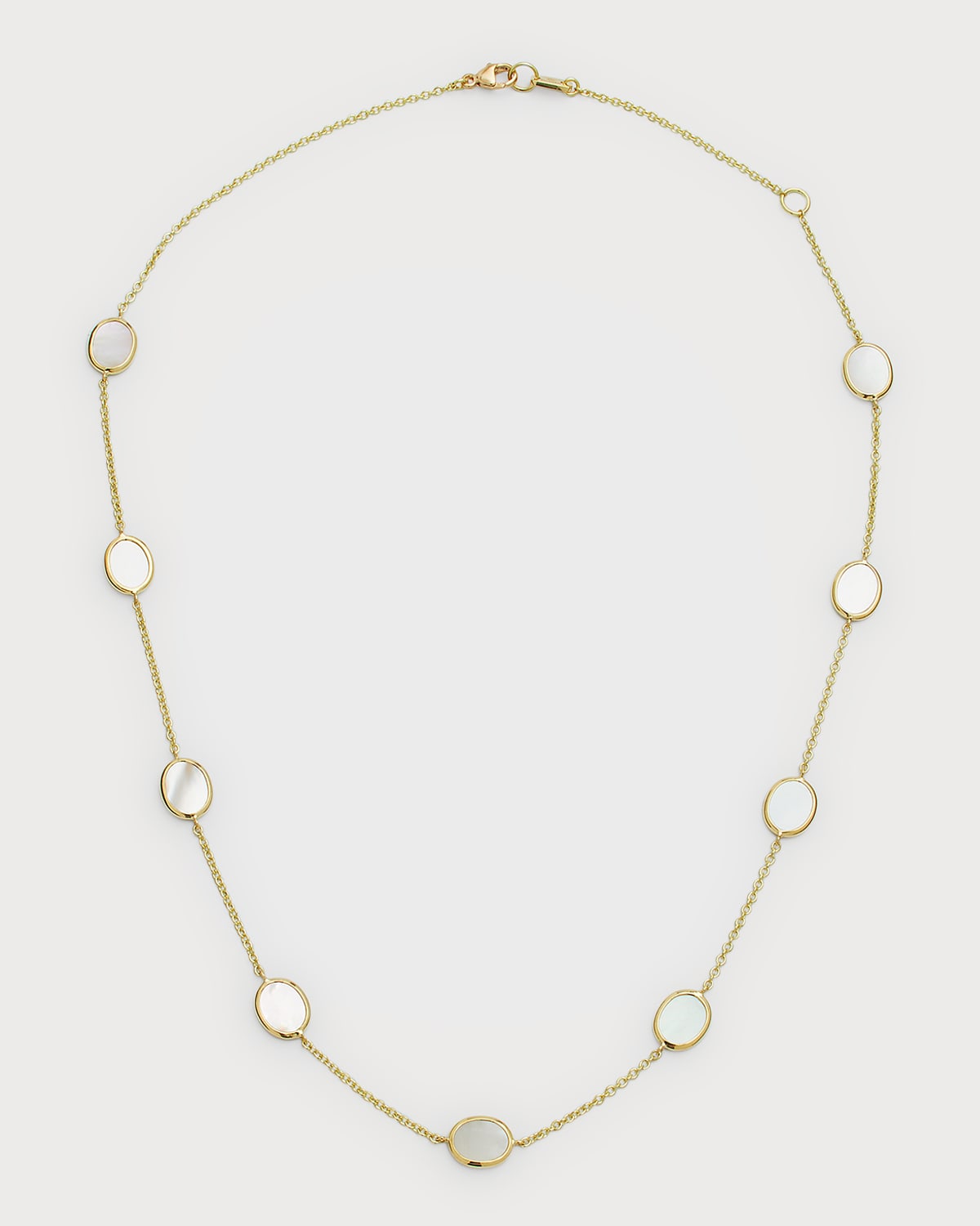 Ippolita Women's Confetti 18k Yellow Gold & Mother-of-pearl Station Necklace In Mother Of Pearl
