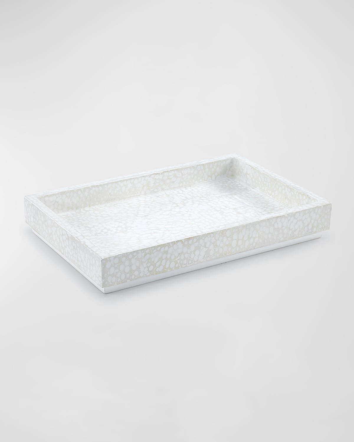 Labrazel Ovate Eggshell Tray In Ivory/white
