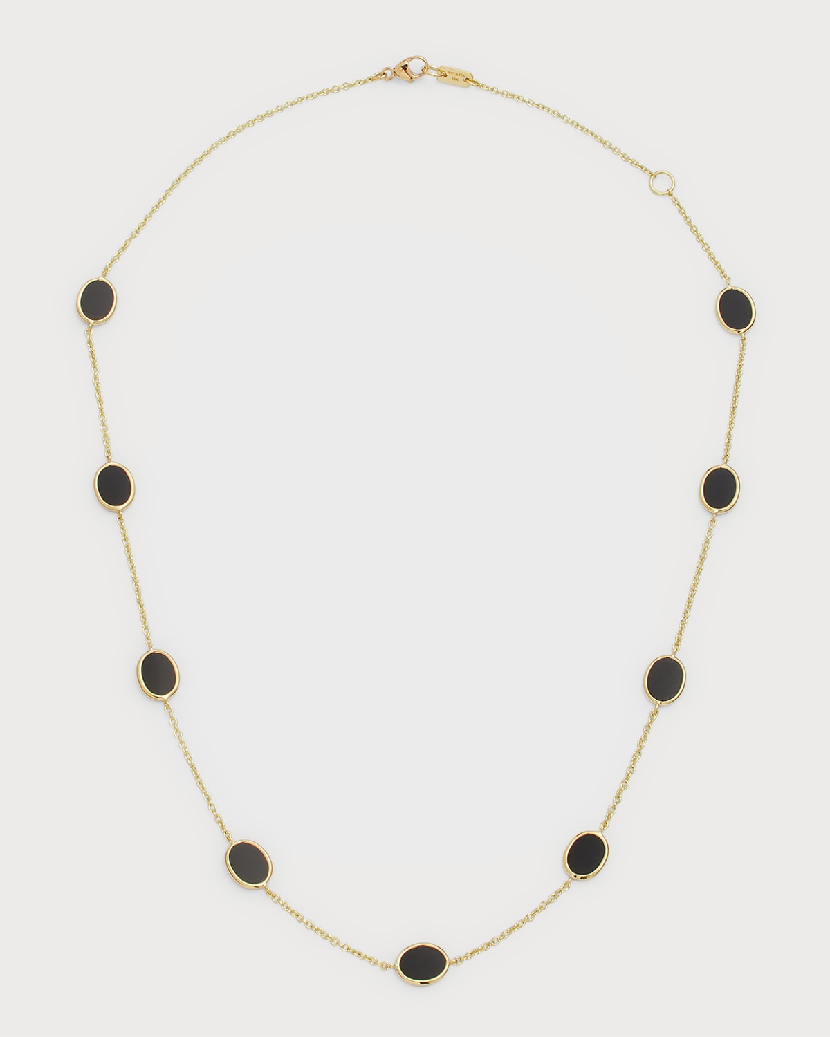 Ippolita 18k Polished Rock Candy Confetti Necklace in Onyx