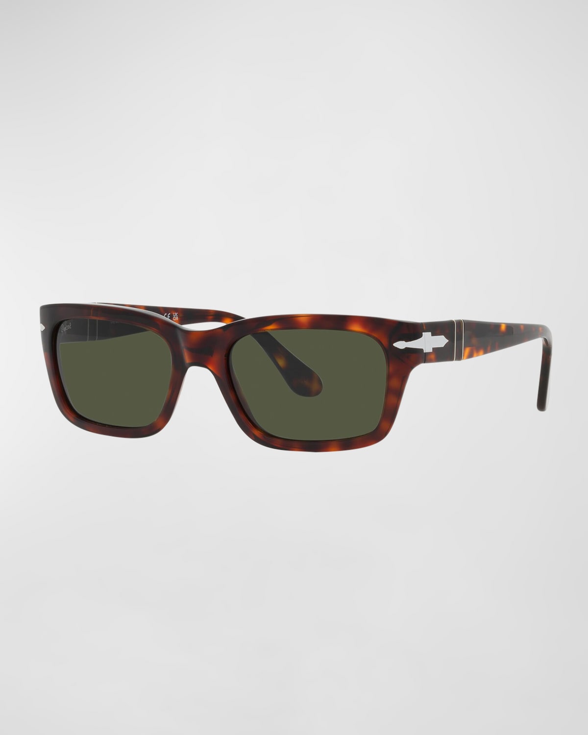 Persol Men's Acetate Rectangle Sunglasses In Havana