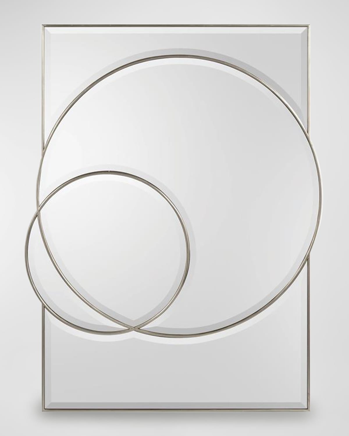 John-richard Collection Pewter Silver Equinox Mirror