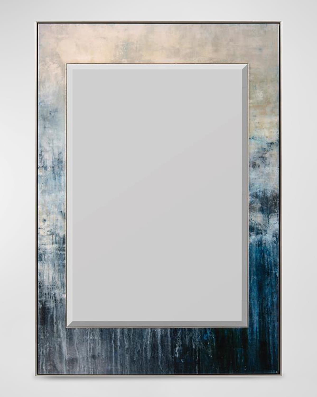 John-richard Collection Share Rawson's Blue Falls Mirror In Blue