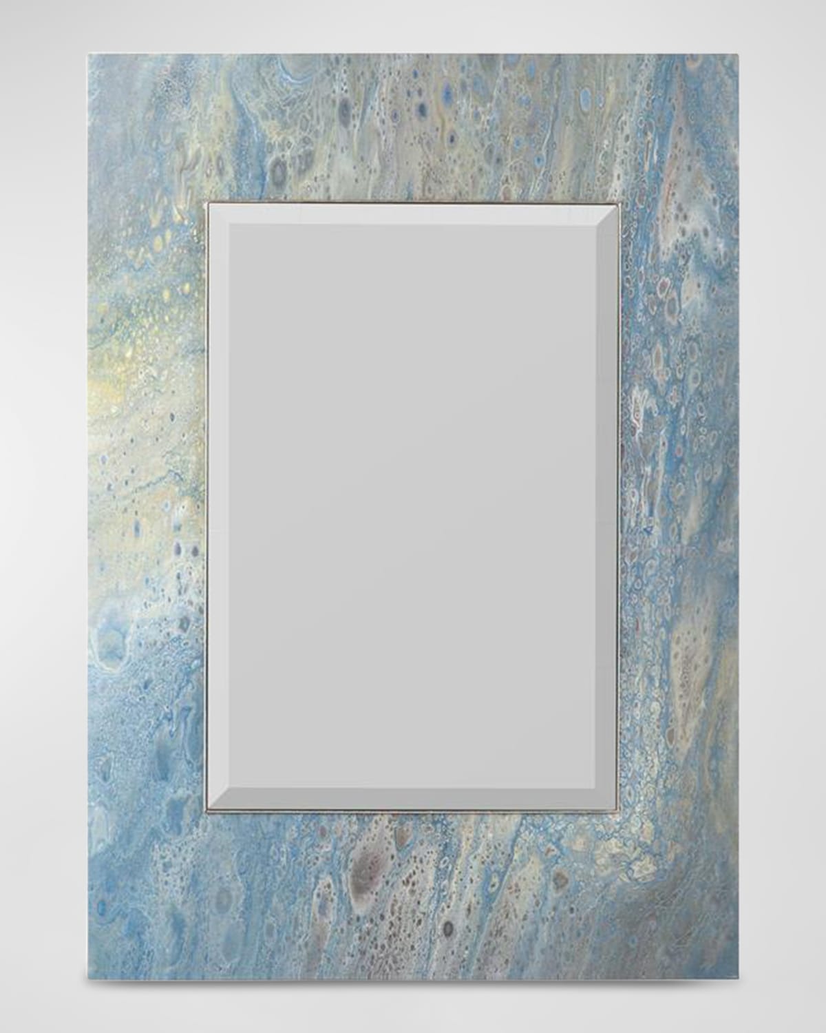 John-richard Collection Share Rawson's Pavo Mirror In Blue