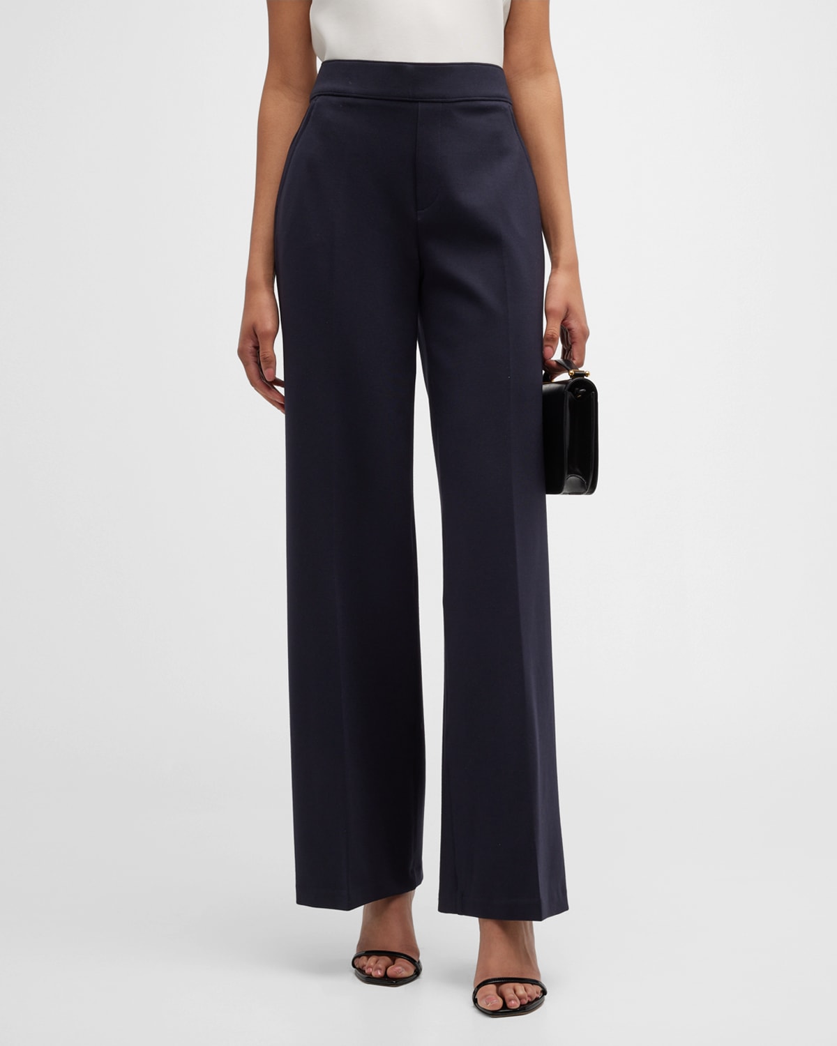 The Perfect Wide-Leg Stretch Pants