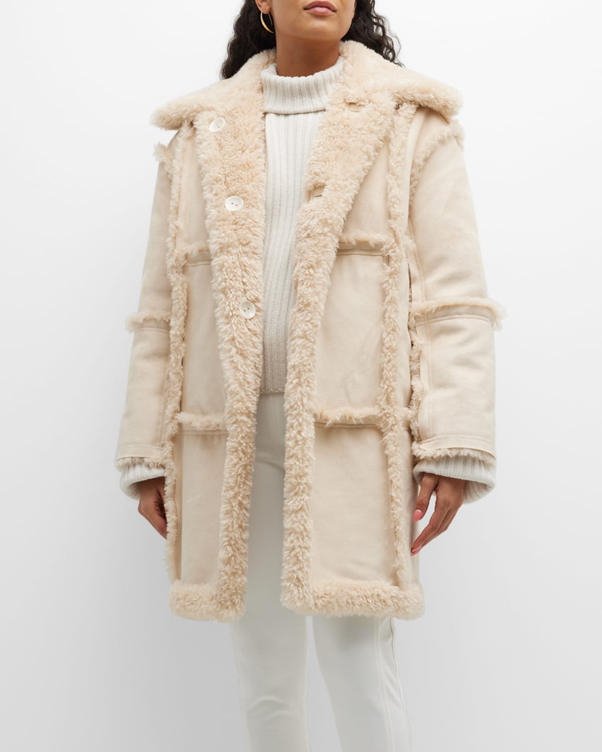 Samira Faux Shearling Oversize Coat