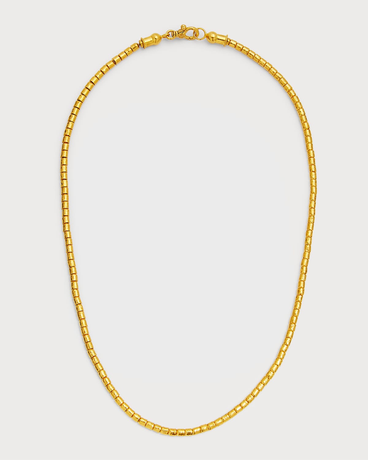 Gurhan Men's 24K Yellow Gold Beaded Necklace, 20"L